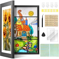 Bilderrahmen Für Kinderzeichnungen A3 – 34x46 Cm, Frontöffnend, Wandmontierbar (Weiß)