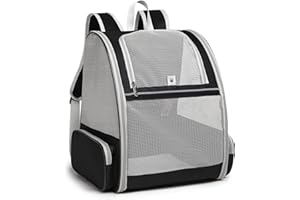 ALLSOPETS ALLSPORTS Chat Sac À Dos Pliant Chien Sac De Transport Confortable Pet Voyage Sac À Dos Camping Marche Cyclisme Parcs Confortable Respirant Sac À Dos Noir