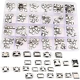 RUNCCI-YUN 240 Pieces 24 Values Micro USB Female Soldering Type B Micro USB Repair Replacement Adapter Assortment