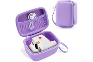 TUNYINSH Custodia compatibile per fotocamera Polaroid GO Custodia rigida Eva per Polaroid GO, antiurto - Nero, Lilla, ricevuto
