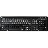 Amazon Basics Wireless Keyboard - Quiet and Compact - UK Layout (QWERTY)