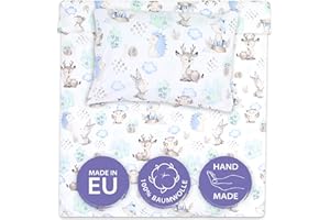 Totsy Baby - Funda nórdica Infantil (90 x 120 cm), diseño de Erizo para niños, Almohada de 60 x 40 cm, algodón