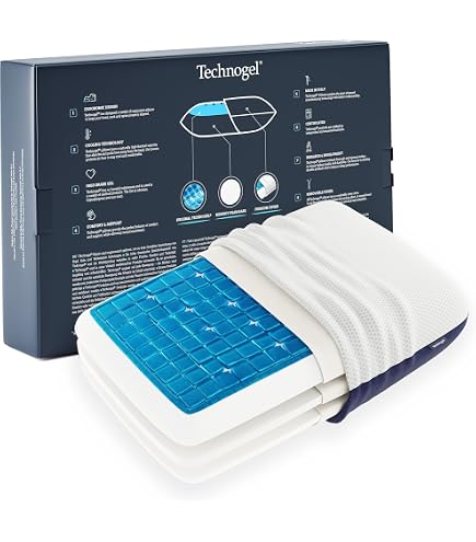 Technogel Cuscino Ergonomico Side Pillow Per Chi Dorme Di Fianco - Altezza 11 Cm, Larghezza Spalla Media - 6