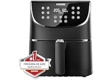 COSORI Freidora de Aire 5,5 L, Air Fryer con 100 Recetas en Español, Freidora sin Aceite con 13 Funciones, Pantalla Táctil LE