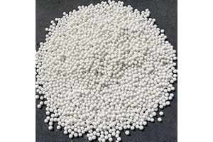 Tonmp 3 Pounds Round Ceramic Beads Ball Sphere Pellets Tumbling Ceramic Filler Media for All Type Tumblers (3 mm)