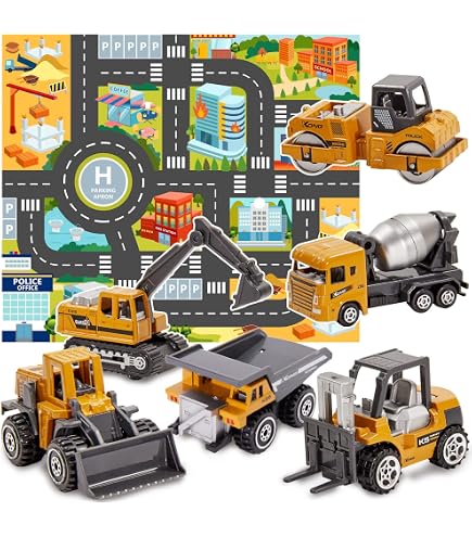FORMIZON Véhicules Construction Enfants, Camion Transporteur Voiture, Jouet de Camion de