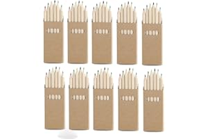 NIPORO 10er Pack Buntstifte-Set mit je 6 Malstifte Set Mitgebsel Geburtstag Kindergeburtstag Mitgebsel Hochzeit Geschenk für Kinder in bunten Farben (10er Pack)