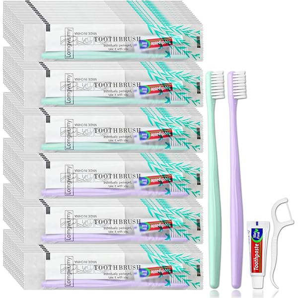 Spazzolino Da Viaggio Con Dentifricio - Confezione Da 250 Pezzi Per Hotel E B&B | Imbustato Singolarmente - Foto 8