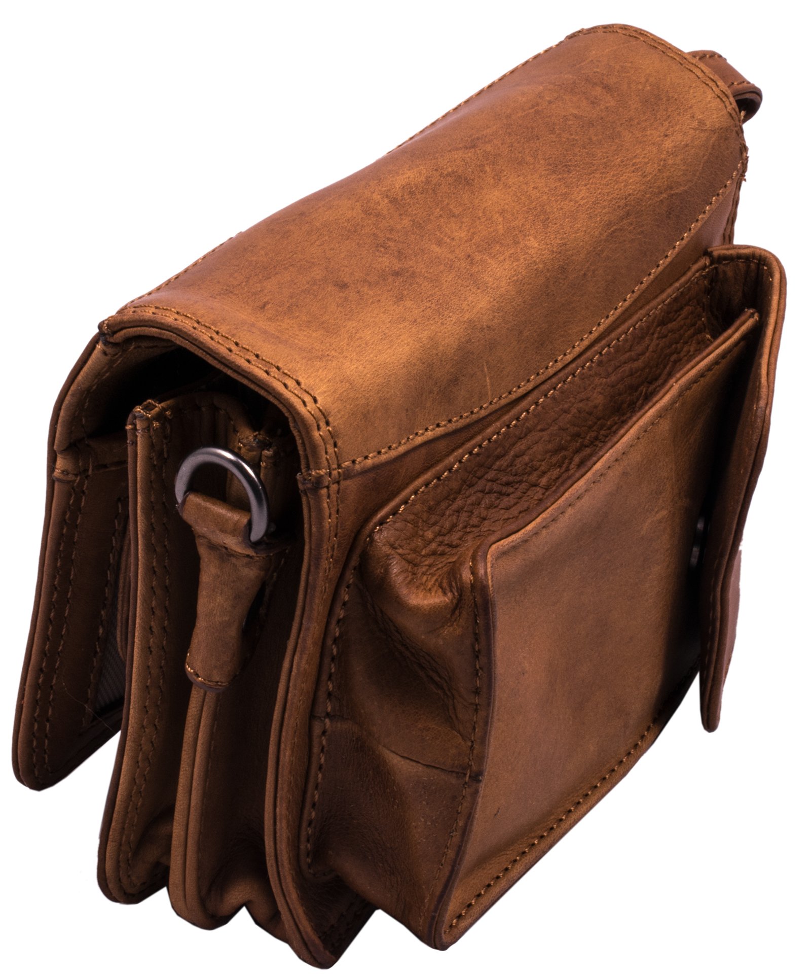 Hill-Burry-Sac--bandoulire-en-Cuir-Portefeuille-de-VoyagePortefeuille-en-Cuir-de-Vachette-tann-naturellement-Organisateur-Sac-de-PoignetSac--Documents-Purse