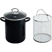 Riess 0385-022, Wok Met Glazen Deksel 36, CLASSIC - BLACK MAILLE Diameter 36cm Afmetingen 445 X 36 X 165cm Inhoud 4 Liter Email Zwart Inductie Riess 0385-022, Wok Met Glazen Deksel 36, CLASSIC - BLACK MAILLE Diameter 36cm Afmetingen 445 X 36 X 165cm Inhoud 4 Liter Email Zwart Inductie