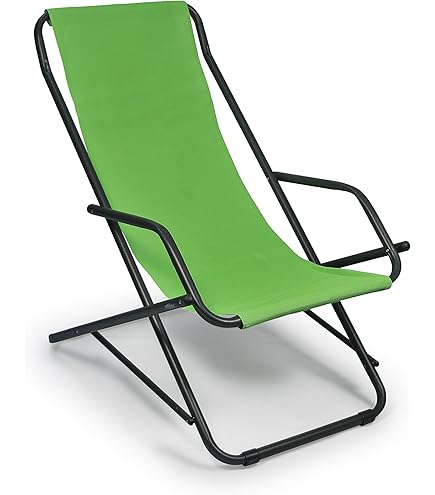 Sedia A Sdraio Pieghevole In Legno Di Faggio KADAX - Regolabile Per Giardino, Spiaggia, Balcone | Blu - Foto 3