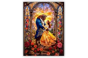 QIUQI Pintura Diamante, Diamond Painting Kit Completo, Dibujos con Diamantes, Pintar con Diamantes para Decoración de Pared del Hogar (30 x 40 cm)