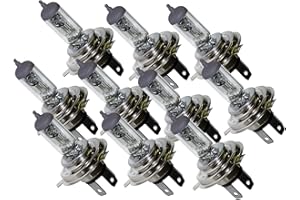 Classic 10x H4 472 Headlamp Headlight Car Bulbs 12V 60/55W (3 Pin) New In Box