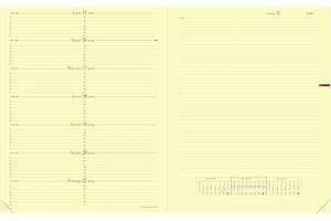 Quo Vadis 902010Q - Recambio agenda 2023 - NOTE 27 - Castellano - Color: Crema - 21x27 cm