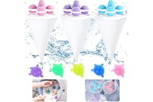 TOPJOWGA Filterbeutel Waschmaschine Haarentferner, 8 Stück Waschmaschine Haarfilter, Waschmaschine Flusenentferner, Reinigung Dekontamination Haarentferner, Haarentferner für Waschmaschine