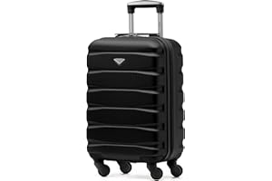 Flight Knight Maleta De Mano 55x35x20 cm Compatible con Vueiling, Iberia, RyanAir, Easyjet, Air Nostrum, Air Europa Entre Muchas Otras! Maleta Cabina 4 Ruedas ABS Maleta Trolley Ligera