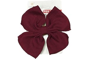 HOME ZEN HOUSEHOLD LINEN Fermatende Chiffon Fiocco Estetico Clip per Tende Art Ribbon per Decorazione per Soggiorno per La Casa (Bordeaux)