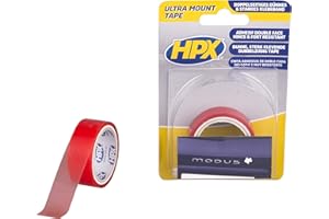 MOTIP HPX ZC10 Montageband doppelseitig transparent 19 mm x 2 m