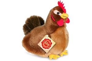 HERMANN TEDDY Teddy Hermann 94145 kurczak kura pluszowa 16 cm, przytulanka z wypełnieniem z recyklingu