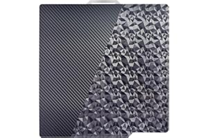 LANKEGU LANEKGU Plaque de construction double face 257 x 257 mm pour Bambu Labs, plate-forme de lit d'impression en PET lisse + plaque d'acier à ressort PEO lisse pour Bambu Lab X1C/X1/X1E/P1P/P1S/A1