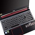 Laprite Keyboard Cover for 2020 2019 Acer Predator Helios 300 PH315-52 PH317-53 PT315-52 15.6" 17.3" and Acer Nitro 5 AN515-43/44/54/55 AN517-51/52, AN715-51/52 15.6" Black