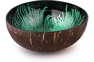 Kaloogo Cocobowl Splash Kokosnuss Deko Schale (mint, poliert)