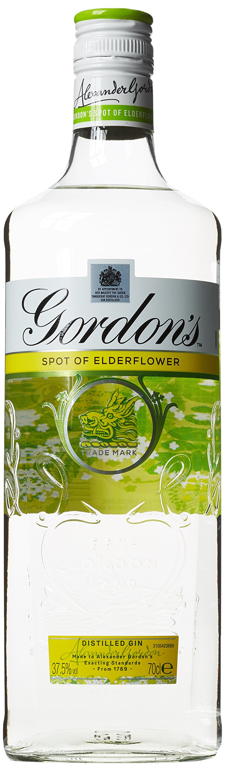 Gordon's Elderflower Gin, 70cl Ginsane.co.uk