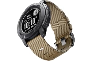 Kompatibel med Garmin Instinct 2/2X/2S solrem, 20/22/26 mm nylonrem för Garmin Instinct 3 45 mm 50 mm/AMOLED/MIP/E 45 mm 40 m