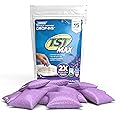Camco TST MAX Camper/RV Toilet Treatment Drop-INs - Control Unwanted Odors & Break Down Waste and Tissue - Safe Septic Tank Treatment - Lavender Scent, 15-Pack (41559)