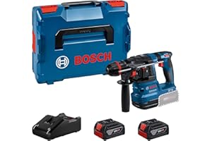 Bosch Professional 18V System Cordless Rotary Hammer GBH 18V-22 X (incl. 2X GBA 5.0Ah, GAL 18V-40, L-BOXX 136)
