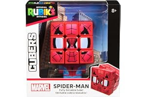 Cubo Rubik's, cuber Spider-Man, rompicapo da risolvere, articolo da collezione Spider-Man, giocattolo tattile, per adulti e bambini dai 7 anni in su