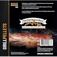 Grillschmecker Grillpellets - Holzpellets aus 100% Reiner Buche für Grill, Pelletofen & Smoker - 15kg Sack