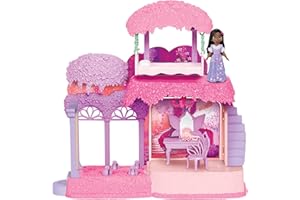 DISNEY ENCANTO Encanto Disney – Jardín de Isabela con Mecanismos Interactivos – Casa de Muñecas Encanto con Detalles Lujosos – Juguete para Niñas 3 años +