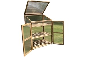 Selections Wooden Framed Polycarbonate Growhouse Mini Greenhouse