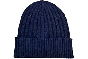 CLASSE77 - Cappello 100% Cashmere con rasatura a Coste - Prodotto Artigianale - Made in Italy