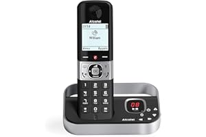 Alcatel F890 voice noir EU téléphone sans fil avec répondeur