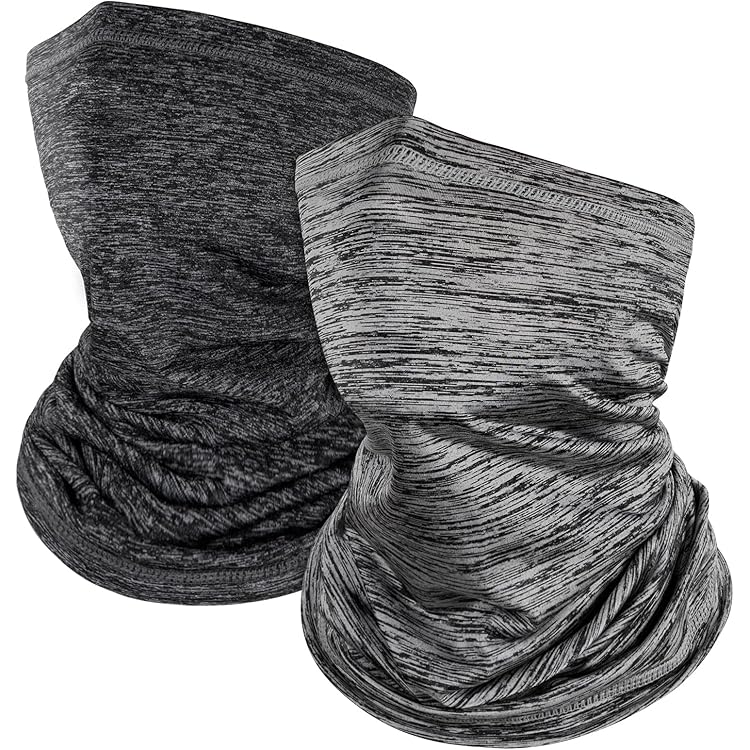 Cache-cou Thermique Becellen - Lot De 2, élastique Et Ultra-doux, Pour Homme Et Femme - Idéal Pour L'hiver