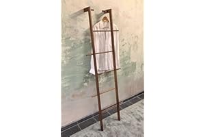 ‎TIDYBOY TIDYBOY Kleiderleiter & Kleiderständer Holz, Handtuchleiter & Handtuchhalter aus Massivholz, Designer Holzleiter auch als Dekoleiter, Herrendiener oder Stummer Diener Leiter Handgearbeitet