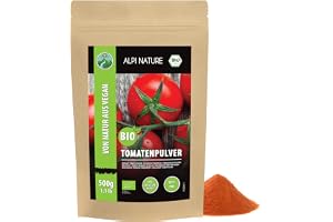 Alpi Nature Tomatpulver BIO 500g, Malda Tomater, Ekologiskt Tomat Pulver, Tomatkryddapulver