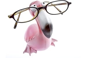 By Bers Brillenhalter Die_Vögel Design, handbemalt, Tier, echt lustig, aus Polyresin, für Spaßversteher und Junggebliebene Geschenk