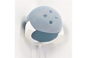 3D CABIN Echo Dot - Supporto da parete angolare 4a generazione, colore: Bianco