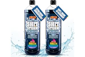 ‎WOSHUP! WOSHUP Sanitärflüssigkeit Toiletten-Flüssigkeit für Campingtoilette mit Bubblegumgeruch - 2000 ml - Sanitär-WC-Zusatz für Fäkalientank, Abwassertank, Kassetten- und Chemietoiletten