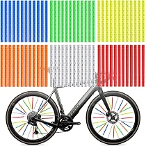 XIATIAN 72 Pièces Réflecteurs Rayons Vélo - Catadioptre 360° Visibilité Pour Rayons Standard