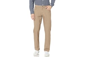 Amazon Essentials Men's Relaxed-Fit 5-Pocket Stretch Twill Trousers