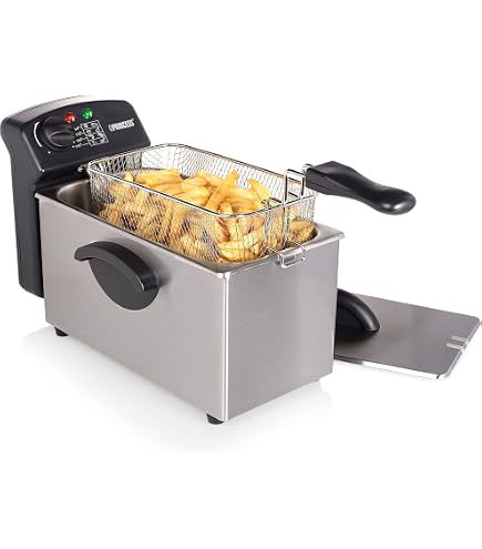 Friteuse Traditionnelle Princess 182731 3L 2000W avec Zone Froide et Filtre Anti-Odeur