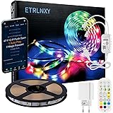 RGBIC Striscia LED 6 metri, Retroilluminazione LED TV Sincronizzazione Musicale, con APP & Telecomando Controllo, TV LED Illu