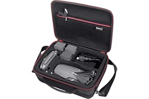 Smatree Housse de Transport pour DJI Mavic 2 Pro/DJI Mavic 2 Zoom Drone, Rangement 3 Batteries de Drones, Chargeur de Batterie et télécommande (Non Applicable pour Mavic air 2)