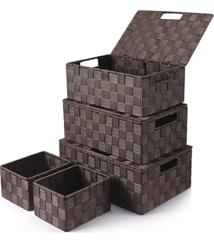 Cestino Kela Alvaro In Plastica, Colore Taupe: Pratico E Versatile Per La Casa - 2