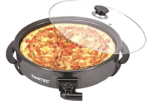 ‎SUNTEC WELLNESS SUNTEC Multi-Pfanne MPF-8205 [Aluminiumlegierung, Antihaftbeschichtung, regulierbarer Thermostat, max. 1500 Watt]