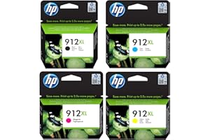 IC-Office Bundle for HP 912XL Black, Cyan, Magenta, Yellow + Ballpoint Pen